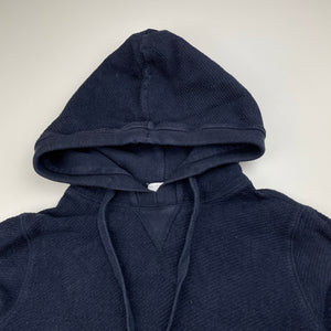 Boys Witchery, navy cotton hoodie sweater, wash fade, FUC, size 6,  