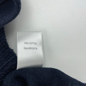Boys Witchery, navy cotton hoodie sweater, wash fade, FUC, size 6,  