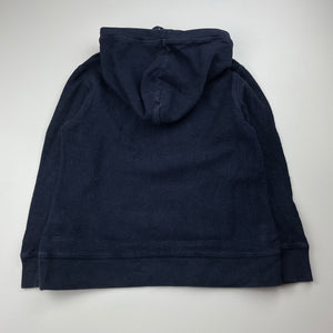 Boys Witchery, navy cotton hoodie sweater, wash fade, FUC, size 6,  