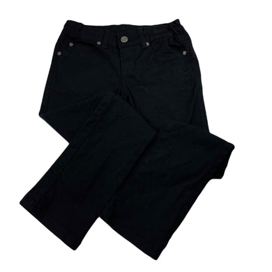 Girls Pumpkin Patch, black stretch cotton pants, adjustable, Inside leg: 57cm, EUC, size 7,  