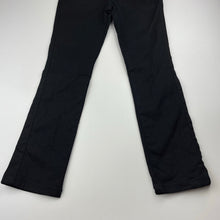 Load image into Gallery viewer, Girls Pumpkin Patch, black stretch cotton pants, adjustable, Inside leg: 57cm, EUC, size 7,  