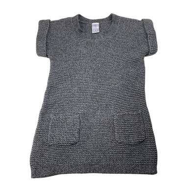 Girls Target, grey chunky knit casual dress, EUC, size 4, L: 53cm