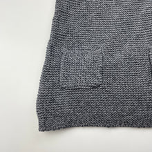 Load image into Gallery viewer, Girls Target, grey chunky knit casual dress, EUC, size 4, L: 53cm