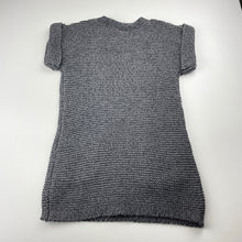 Load image into Gallery viewer, Girls Target, grey chunky knit casual dress, EUC, size 4, L: 53cm