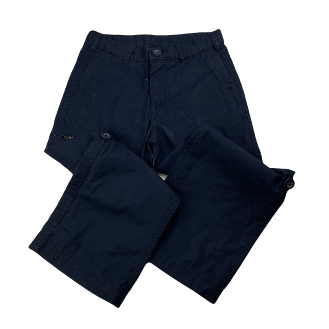 unisex Crane, navy quick-dry lightweight pants, adjustable, Inside leg: 41.5cm, EUC, size 3-4,  