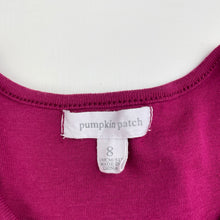 Load image into Gallery viewer, Girls Pumpkin Patch, cotton long sleeve dress, small mark on bodice, FUC, size 8, L: 63cm