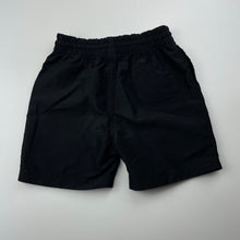Load image into Gallery viewer, unisex Anko, black lightweight school shorts, elasticated, GUC, size 4,  