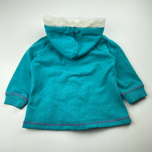 Load image into Gallery viewer, Girls Wave Zone, embroidered fleece lined sweater, EUC, size 2,  