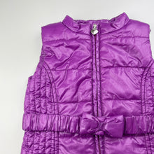 Load image into Gallery viewer, Girls Koala Kids, fleece lined puffer vest / sleeveless jacket, GUC, size 2,  