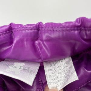 Girls Koala Kids, fleece lined puffer vest / sleeveless jacket, GUC, size 2,  