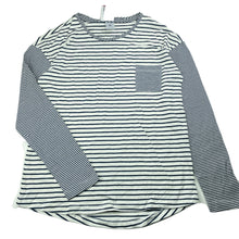 Load image into Gallery viewer, Girls Target, navy &amp; white cotton long sleeve top, NEW, size 12,  