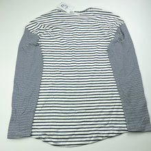 Load image into Gallery viewer, Girls Target, navy &amp; white cotton long sleeve top, NEW, size 12,  