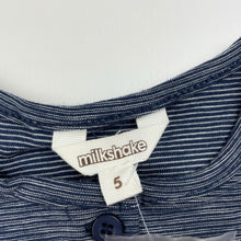 Load image into Gallery viewer, Girls Milkshake, lace trim lightweight cotton top, NEW, size 5,  