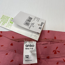 Load image into Gallery viewer, Girls Anko, stretchy bike shorts, elasticated, NEW, size 12,  