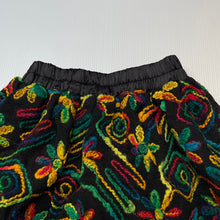 Load image into Gallery viewer, Girls lined, embroidered skirt, elasticated, L: 27.5cm, GUC, size 5-6,  
