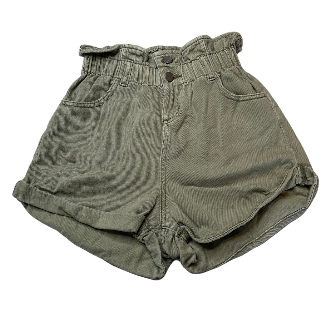 Girls Seed, khaki cotton shorts, elasticated, GUC, size 10,  