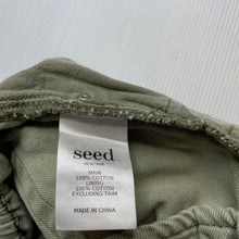 Load image into Gallery viewer, Girls Seed, khaki cotton shorts, elasticated, GUC, size 10,  