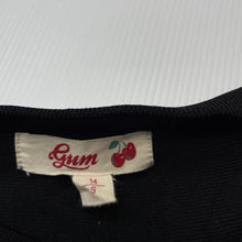 Load image into Gallery viewer, Girls Gum, black stretchy skirt, elasticated, L: 34.5cm, EUC, size 14,  