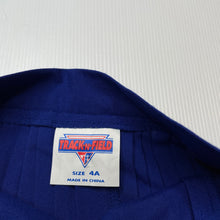 Load image into Gallery viewer, Girls TRACK N FIELD, royal blue netball skirt, NEW, size 4,  