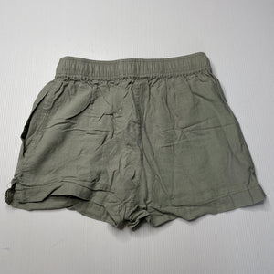 Girls Brilliant Basics, linen/viscose shorts, elasticated, GUC, size 8,  