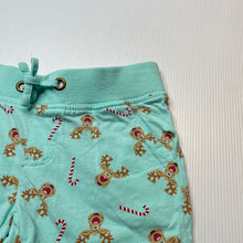 Load image into Gallery viewer, unisex Tilt, lightweight cotton Christmas shorts, elasticated, GUC, size 2,  