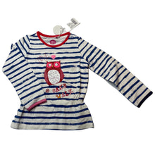 Load image into Gallery viewer, Girls Cake Walk, stretchy long sleeve top, owl, NEW, size 3,  