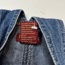 Load image into Gallery viewer, Boys BLUE RIDGE, embroidered denim overalls / dungarees, EUC, size 00,  
