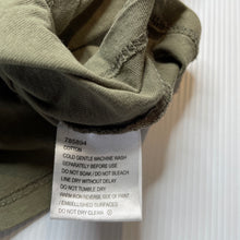 Load image into Gallery viewer, Girls Favourites, khaki cotton long sleeve top, unicorn, GUC, size 4,  