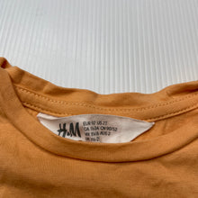 Load image into Gallery viewer, Girls H&amp;M, orange cotton peplum top, EUC, size 2,  