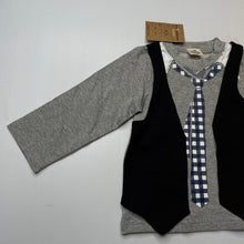Load image into Gallery viewer, Boys KIDS FASHION STATION, cotton all-in-one novelty top, NEW, size 2,  