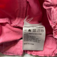 Load image into Gallery viewer, Girls Bebe by Minihaha, pink stretch cotton shorts, elasticated, FUC, size 1-2,  