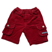 Load image into Gallery viewer, Boys Pumpkin Patch, chunky corduroy cargo shorts, elasticated, GUC, size 000,  