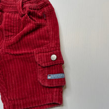 Load image into Gallery viewer, Boys Pumpkin Patch, chunky corduroy cargo shorts, elasticated, GUC, size 000,  