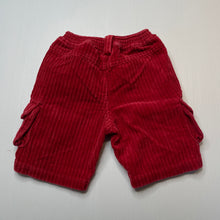 Load image into Gallery viewer, Boys Pumpkin Patch, chunky corduroy cargo shorts, elasticated, GUC, size 000,  