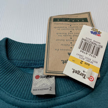 Load image into Gallery viewer, Boys Target, vintage fleece lined sweater / jumper, NEW, size 2,  