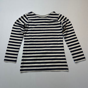 Girls SALTY DOG COUTURE, striped stretchy long sleeve top, EUC, size 2,  
