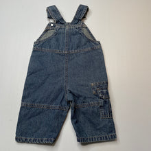 Load image into Gallery viewer, Boys Carters, lightweight denim overalls / dungarees, GUC, size 6 months,  