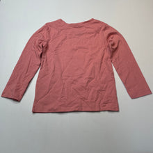 Load image into Gallery viewer, Girls H&amp;T, pink cotton long sleeve top, bird, EUC, size 4,  