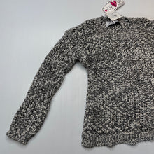 Load image into Gallery viewer, Girls Lily &amp; Lola, black &amp; white knitted sweater / jumper, NEW, size 3-4,  