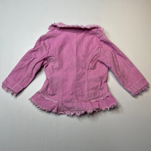 Load image into Gallery viewer, Girls Target, pink corduroy cotton jacket, GUC, size 1,  