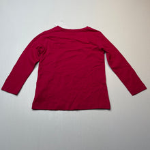Load image into Gallery viewer, Girls H&amp;T, red cotton long sleeve top, NEW, size 2,  