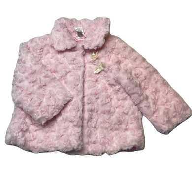 Girls Target, lined faux fur jacket / coat, EUC, size 1,  