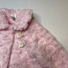 Load image into Gallery viewer, Girls Target, lined faux fur jacket / coat, EUC, size 1,  