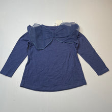 Load image into Gallery viewer, Girls H&amp;T, long sleeve t-shirt / top, fairy wings, NEW, size 3,  