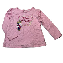 Load image into Gallery viewer, Girls Disney, Minnie Mouse embroidered cotton top, EUC, size 2,  