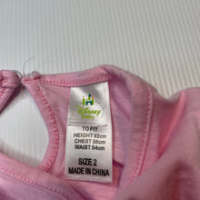 Load image into Gallery viewer, Girls Disney, Minnie Mouse embroidered cotton top, EUC, size 2,  