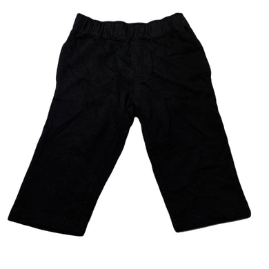 unisex Target, black fleece lined track pants, elasticated, GUC, size 1,  