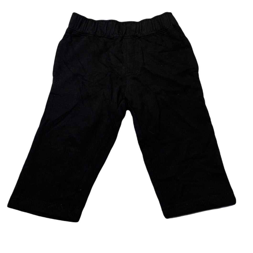 unisex Target, black fleece lined track pants, elasticated, GUC, size 1,  