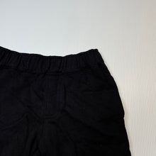Load image into Gallery viewer, unisex Target, black fleece lined track pants, elasticated, GUC, size 1,  
