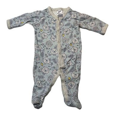 Boys Target, cotton coverall / romper, lions, GUC, size 000,  